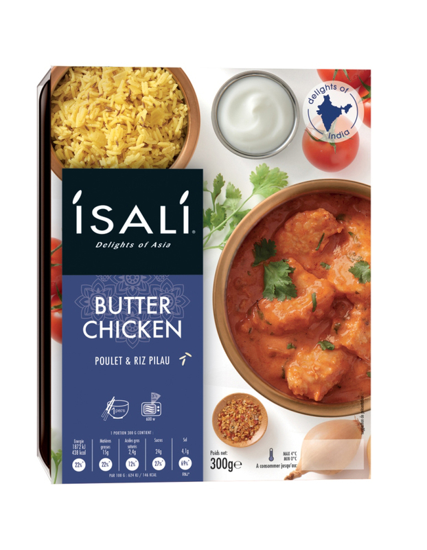 BUTTER CHICKEN & RIZ PILAU ISALI