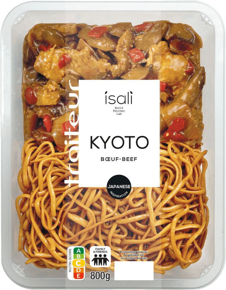 BOEUF KYOTO ET NOUILLES OU POULET TIKKA MASSALA OU NOUILLES IMPÉRIALES 5413110543346 