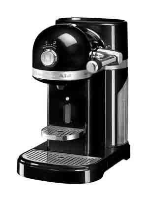 5kes0503eob kitchenaid nespressomaschine noir