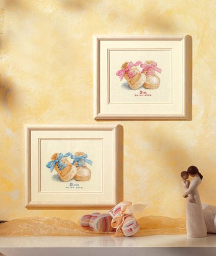 Kit point de croix compté, rennes jumeaux, mult...