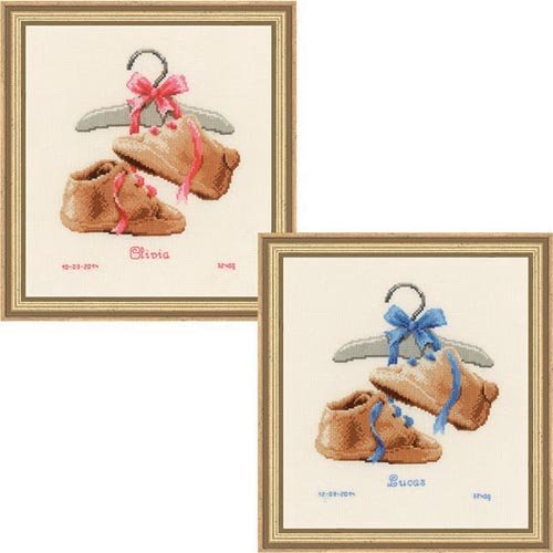 Kit point de croix compté, mes premières chauss...