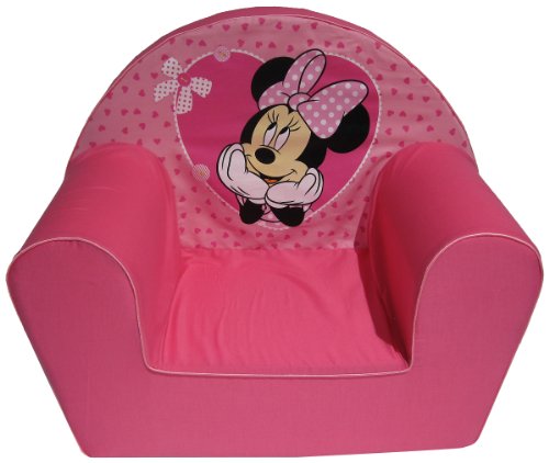 Fauteuil minnie avec petits coeurs