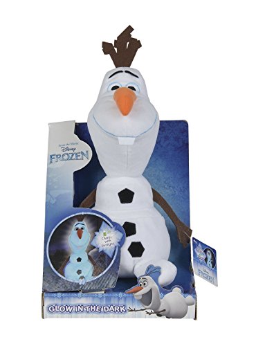 Peluche la reine des neiges olaf phosphorescent...