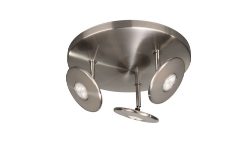 564131710 kavo éclairage de plafond nickel 3 x ...