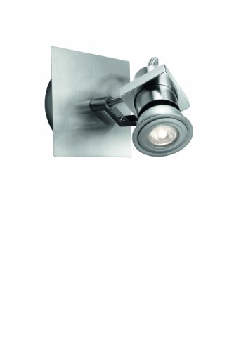 569201710 poppy patère led acier brossé 1 x 4 w...