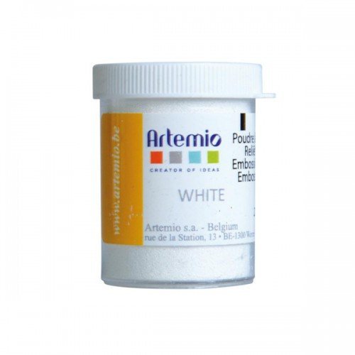 Poudre relief à embosser - Blanc - Artémio