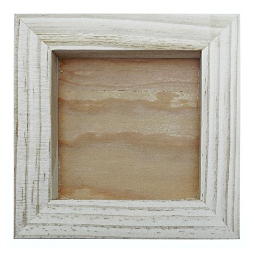 Cadre bois brut pour objets et création en relief