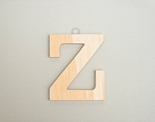 11,5 cm bois lettre z en majuscules, de couleur...