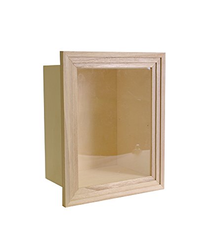 14001969 vitrine pour miniatures bois 23,5 x 28...