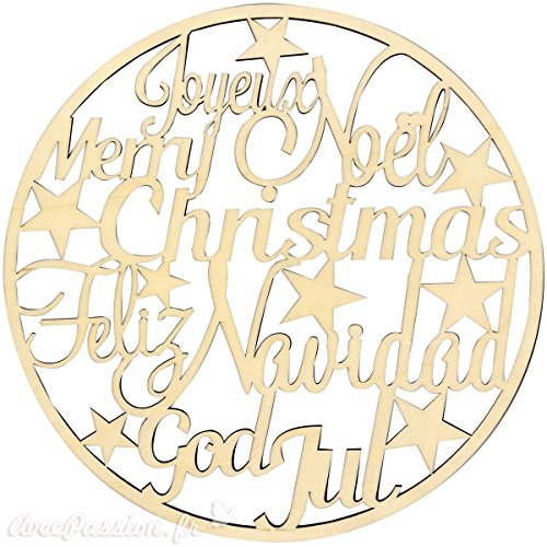 Artemio Boule de noel en bois 30cm 2mm code EAN 5414135043798 