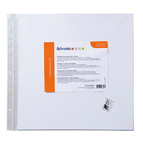 Recharge pour album 10 pochettes plastiques + v...