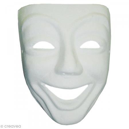 Masque venise smile plâtre à décorer