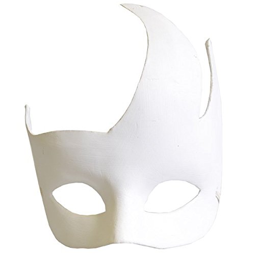 Flammes masque en plâtre à décorer