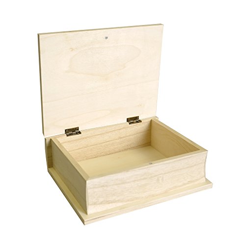 Attache parisienne 17 x 21 x 7 cm livre en bois...
