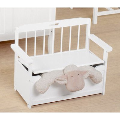 Quax - Coffre à jouets - Coffre a jouets banquette Camille - Blanc 5414375169395 QU-AX