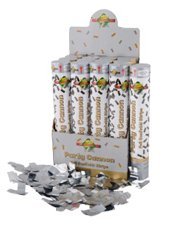 Canon à confettis argentés