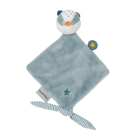  Nattou Mini doudou Felix le blaireau Felix et Leo Bleu  code EAN 5414673595087 