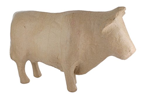 - 40 x 10 x 26 cm-papier maché vache taille l