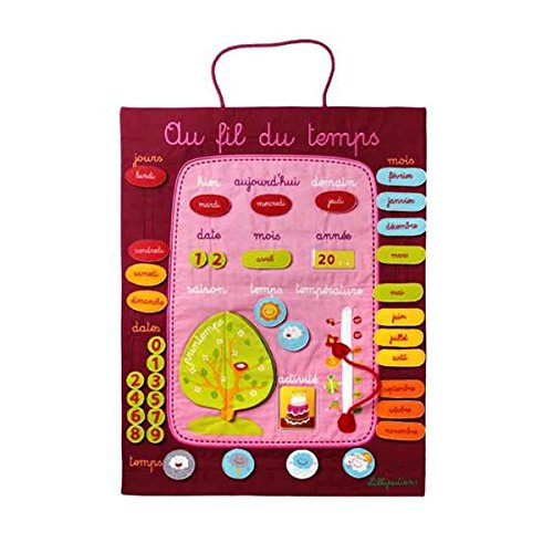 Au fil du temps lila mauve multicolore