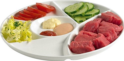 - 263922 - assiette a fondue ronde 24cm