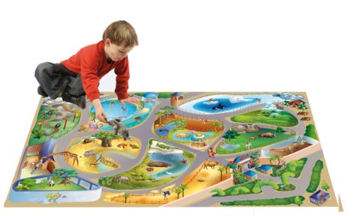 House Of Kids - 11129-e3 - quadri - tapis de jeu - zoo connect - 80 x 120 cm code EAN 5414869111299 