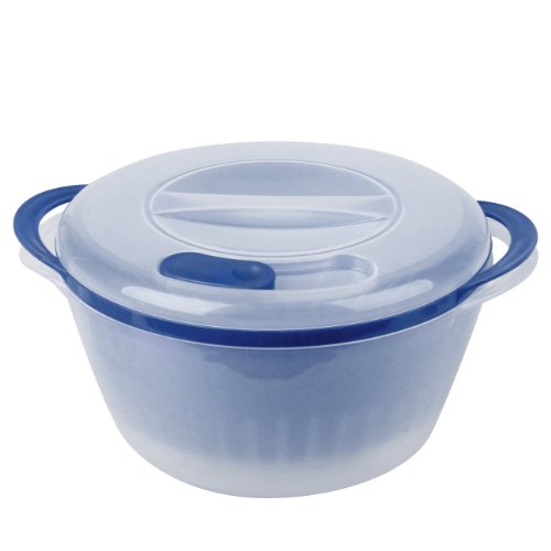 Plasjet Cuit vapeur micro-onde / Cocotte / Egouttoir rond. 5414886239570 (5414886239570)