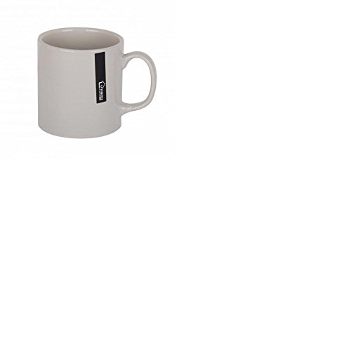 Mug PLATINE GRIS 10 cm - Mug à café en céramiqu...