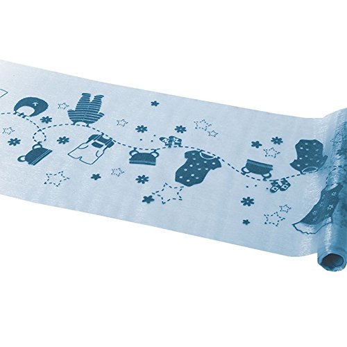 CHEMIN DE TABLE VÊTEMENTS BÉBÉ - BLEU