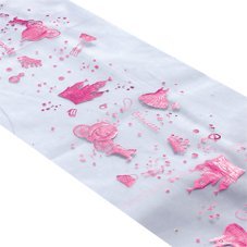 CHEMIN DE TABLE DESSIN PRINCESSE ROSE