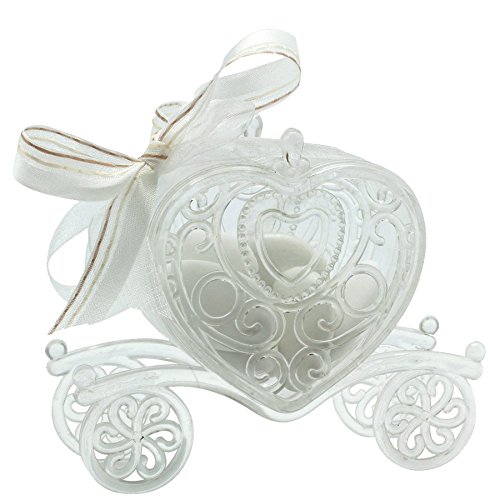 lot de 6 - BOITE A DRAGEES CARROSSE PLEXI - THE...