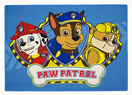 628914 tapis de sol pat patrouille velours bleu...