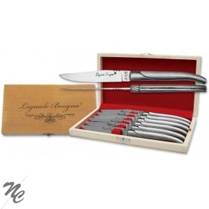 Laguiole Bougna Coffret 6 couteaux de table Laguiole tout inox 5414977060502 (5414977060502)