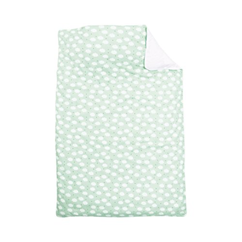 Housse de lit en coton jersey mint