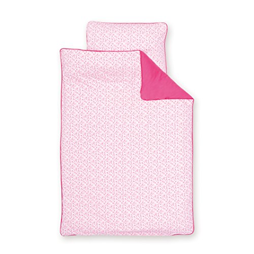 Housse de lit jersey lizie 57 pompon 100/140 cm