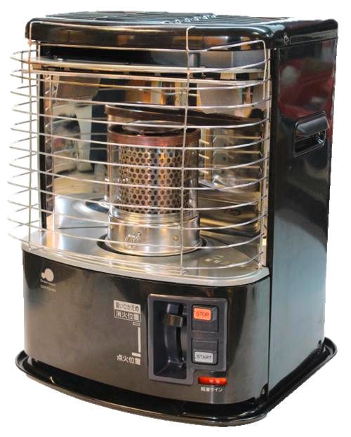 Poêle à pétrole à mèche noir