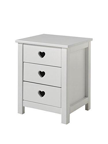 Vipack Amna1314 amori chevet bois blanc 50 x 45 x 40 cm code EAN 5420070214100 