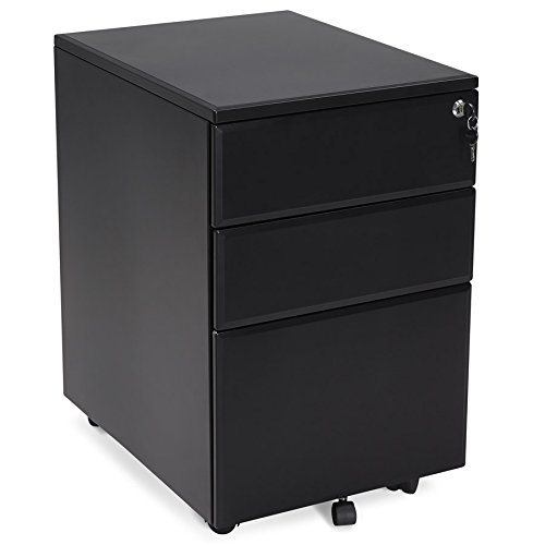 - caisson de rangement 'dali' noir à tiroirs po...