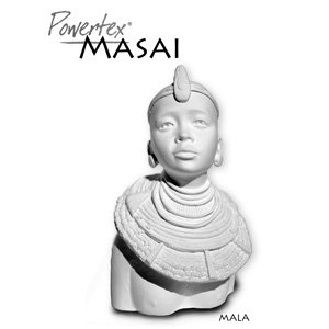 Powertex Buste Masaï Mala en plâtre - Powertex code EAN 5425009961742 