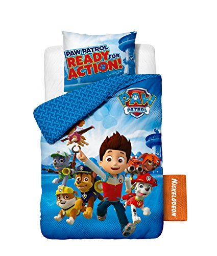 Parure de lit Pat Patrouille 140x200 cm - 100% ...