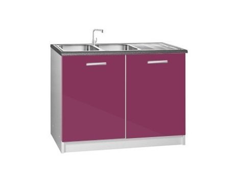 Meuble de cuisine bas sous-evier 120 cm TARA au...