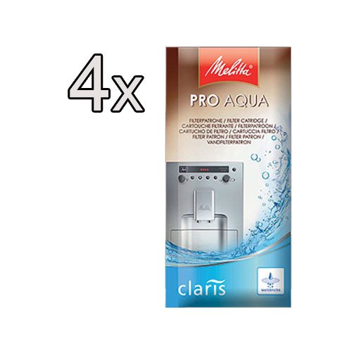 MELITTA PRO AQUA Lot de 4 cartouches de filtre