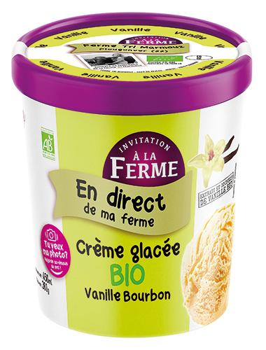 CRÈME GLACÉE BIO VANILLE BOURBON