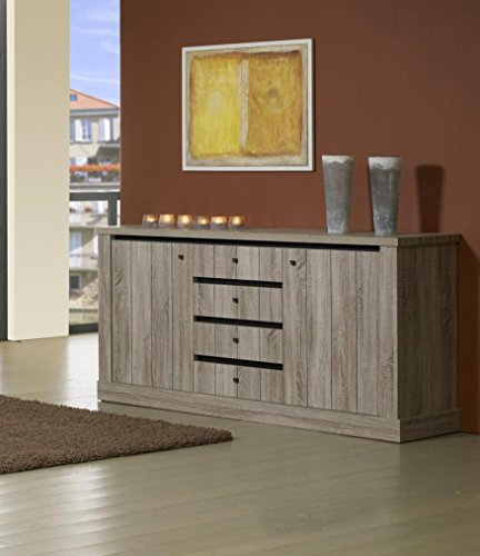 - buffet/bahut contemporain 2 portes/4 tiroirs ...