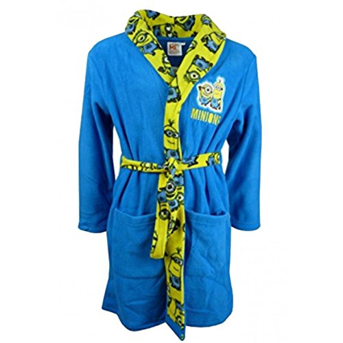 les minions Les Minions - Robe de chambre les Minions bleu Taille de 3 à 8 ans - 4 ans code EAN 5498760067886 