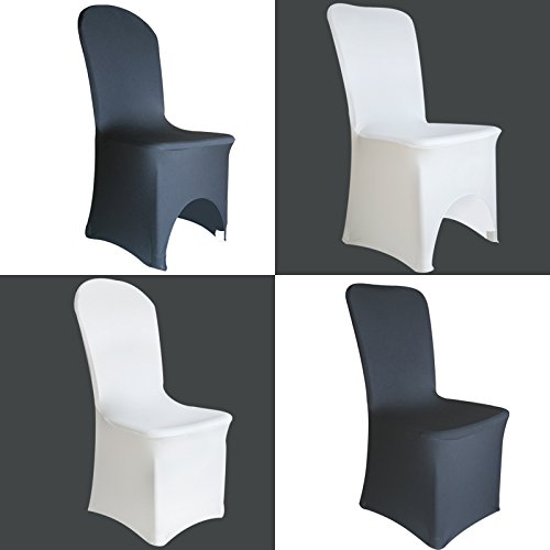 Tts Spandex Lycra Housses de chaise Devant plat...