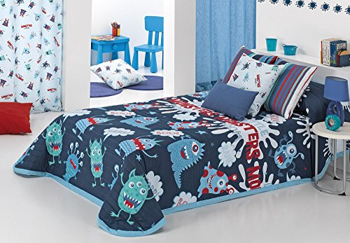 Couvre-lit bouti Monsters Cama 90 cm Color Unico
