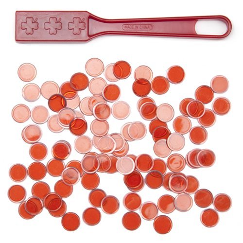 KIT Baton magnétique + 100 pions rouges pour LOTO et BINGO 5551239877192 Bingo KIT Baton magnétique + 100 pions rouges pour LOTO et BINGO 5551239877192 Bingo