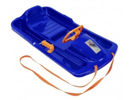 Khw - luge en plastique snow fox 95x50x23 cm bl...