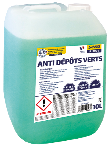 SEKO FIRST ANTI-DEPÔTS VERTS 10 L code EAN 5566221 