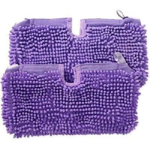 Lot de 2 patins micro-fibre pour balai nettoyeu...